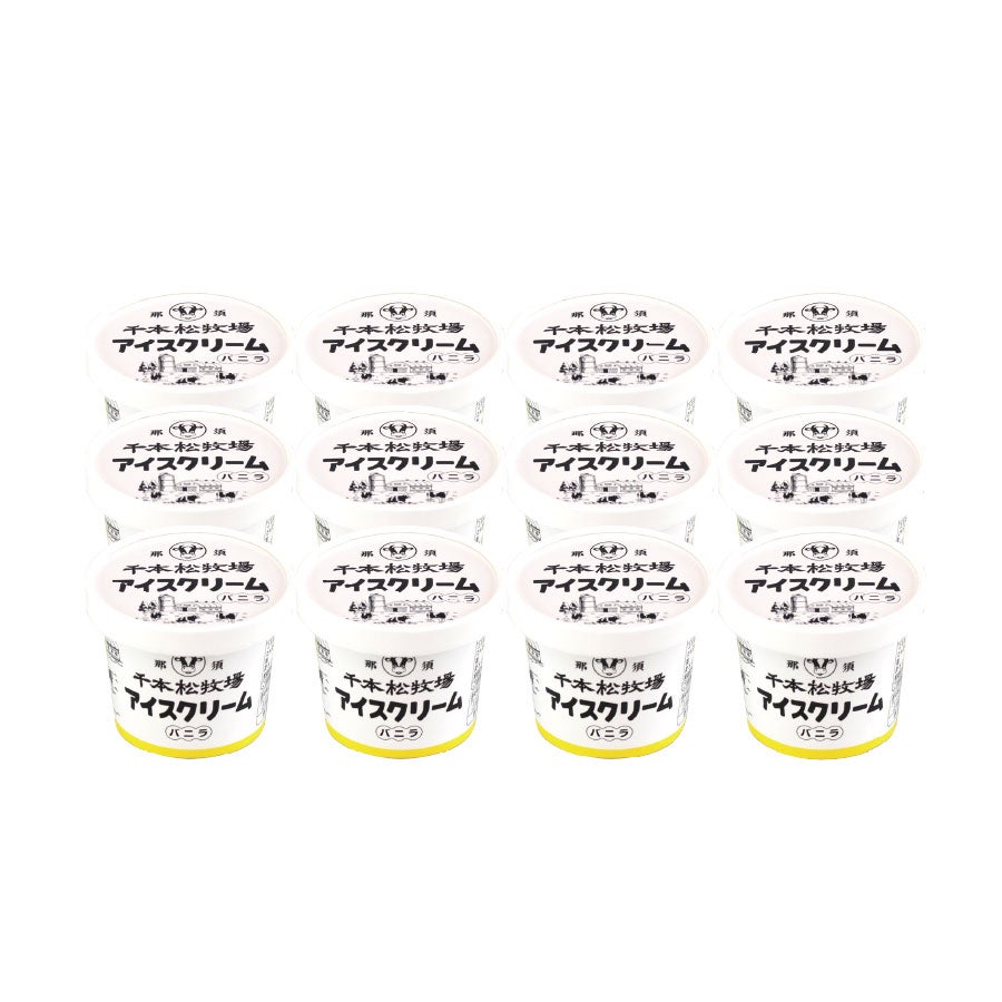 千本松牧場アイスクリーム　110ｍｌ 詰め合わせ12個入り