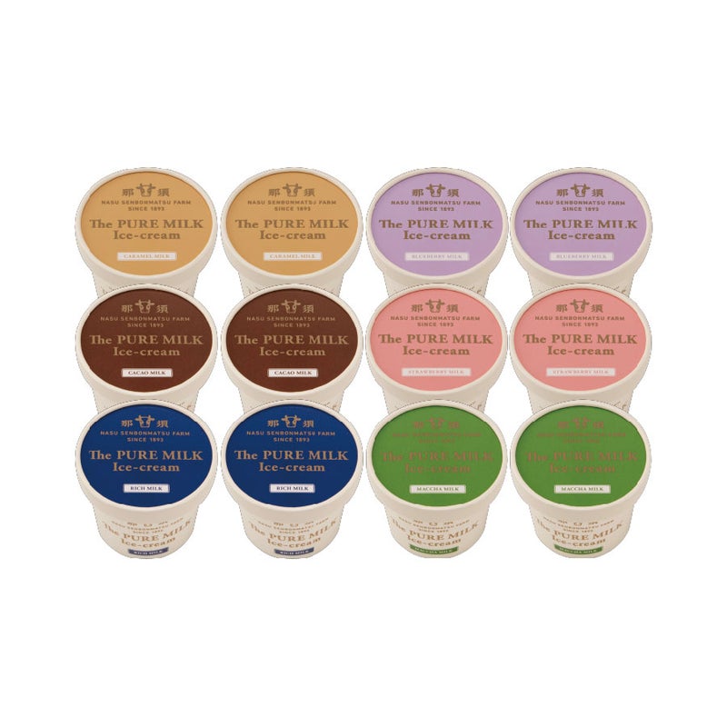 The PURE MILK アイスクリーム<br>12個セット